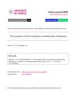 The Composition of Zircon and Igneous and Metamorphic Petrogenesis