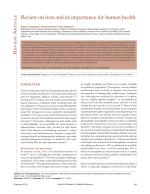 Review on iron and its importance for human health