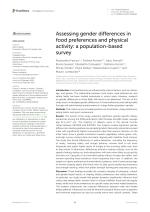 Assessing gender differences in food preferences and physical activity: a population-based survey