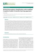 Enhancing soybean classification with modified inception model: A transfer learning approach
