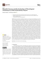 Wearable Sensors and the Evaluation of Physiological Performance in Elite Field Hockey Players