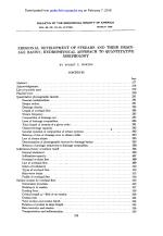 EROSIONAL DEVELOPMENT OF STREAMS AND THEIR DRAIN-AGE BASINS; HYDROPHYSICAL APPROACH TO QUANTITATIVE MORPHOLOGY