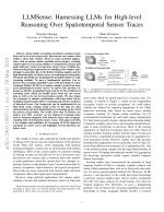 LLMSense: Harnessing LLMs for High-level Reasoning Over Spatiotemporal Sensor Traces