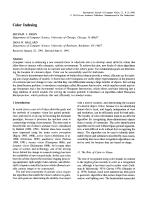 Color Indexing