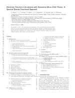 Electronic Structure Calculations with Dynamical Mean–Field Theory: A Spectral Density Functional Approach