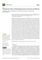 Polyphenols: Role in Modulating Immune Function and Obesity