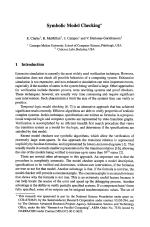 Symbolic Model Checking