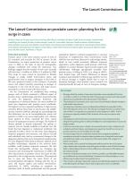 The Lancet Commission on prostate cancer: planning for the surge in cases