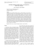Knowledge translation in health research: A novel approach to health sciences education