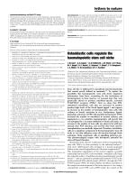 Osteoblastic cells regulate the haematopoietic stem cell niche