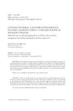 CUIDADO INFORMAL A MAYORES DEPENDIENTES EN CHILE: QUIÉNES CUIDAN Y CON QUÉ POLÍTICAS SOCIALES CUENTAN