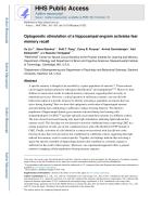 Optogenetic stimulation of a hippocampal engram activates fear memory recall