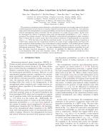 Noise-induced phase transitions in hybrid quantum circuits
