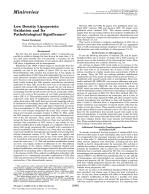 Low Density Lipoprotein Oxidation and Its Pathobiological Significance