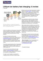Lithium-ion battery fast charging: A review
