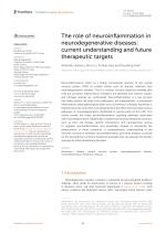 The role of neuroinflammation in neurodegenerative diseases: current understanding and future therapeutic targets
