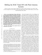 Shifting the ISAC Trade-Off with Fluid Antenna Systems