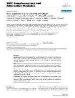 Dose escalation of a curcuminoid formulation