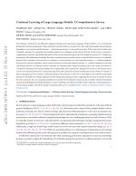 Continual Learning of Large Language Models: A Comprehensive Survey
