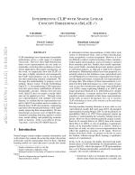 INTERPRETING CLIP WITH SPARSE LINEAR CONCEPT EMBEDDINGS (SpLiCE)