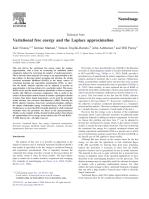 Variational free energy and the Laplace approximation