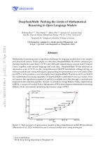 DeepSeekMath: Pushing the Limits of Mathematical Reasoning in Open Language Models