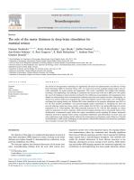 The role of the motor thalamus in deep brain stimulation for essential tremor