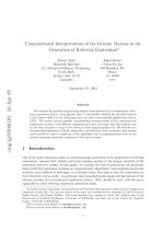 Computational Interpretations of the Gricean Maxims in the Generation of Referring Expressions