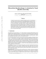 Hierarchical Question-Image Co-Attention for Visual Question Answering