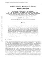 DINOv2: Learning Robust Visual Features without Supervision