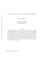 The information paradox: A pedagogical introduction