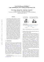 Can LLMs Reason with Rules? Logic Scaffolding for Stress-Testing and Improving LLMs