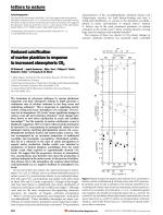Reduced calcification of marine plankton in response to increased atmospheric CO2