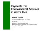 Payments for Environmental Services in Costa Rica