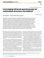 Leveraging infrared spectroscopy for automated structure elucidation