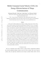 Mobile Unmanned Aerial Vehicles (UAVs) for Energy-Efficient Internet of Things Communications