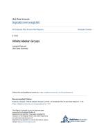 Infinite Abelian Groups