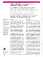 Update of EULAR recommendations for the treatment of systemic sclerosis