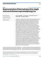 Representation of internal speech by single neurons in human supramarginal gyrus