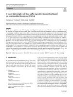 A novel lightweight real-time traffic sign detection method based on an embedded device and YOLOv8