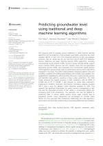 Predicting groundwater level using traditional and deep machine learning algorithms