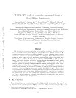 CRISPR-GPT: An LLM Agent for Automated Design of Gene-Editing Experiments