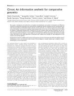 Circos: An information aesthetic for comparative genomics
