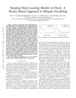 Keeping Deep Learning Models in Check: A History-Based Approach to Mitigate Overfitting
