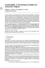 Linearizability: A Correctness Condition for Concurrent Objects