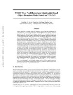 YOLO-TLA: An Efficient and Lightweight Small Object Detection Model based on YOLOv5