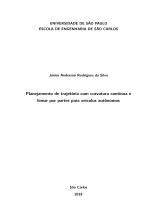 Planejamento de trajetória com curvatura contínua e linear por partes para veículos autônomos