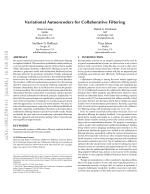 Variational Autoencoders for Collaborative Filtering