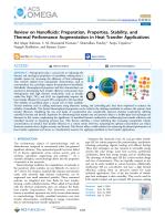 Review on Nanofluids: Preparation, Properties, Stability, and Thermal Performance Augmentation in Heat Transfer Applications