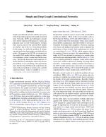 Simple and Deep Graph Convolutional Networks